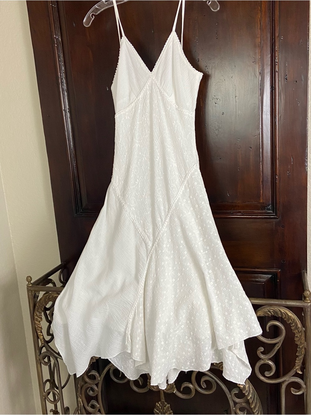 dELiA*s White Eyelet Panel Sundress